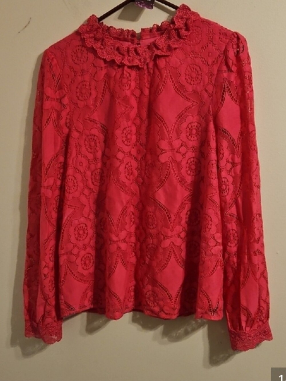 Andree By Unit Pink Lace Blouse. NWT - Picture 8 of 8